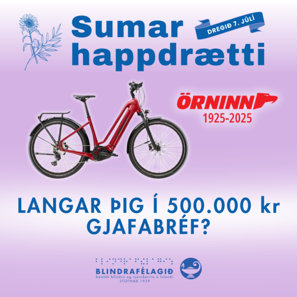 Sumarhappdrætti Blindrafélagsins 2025 - Image 3