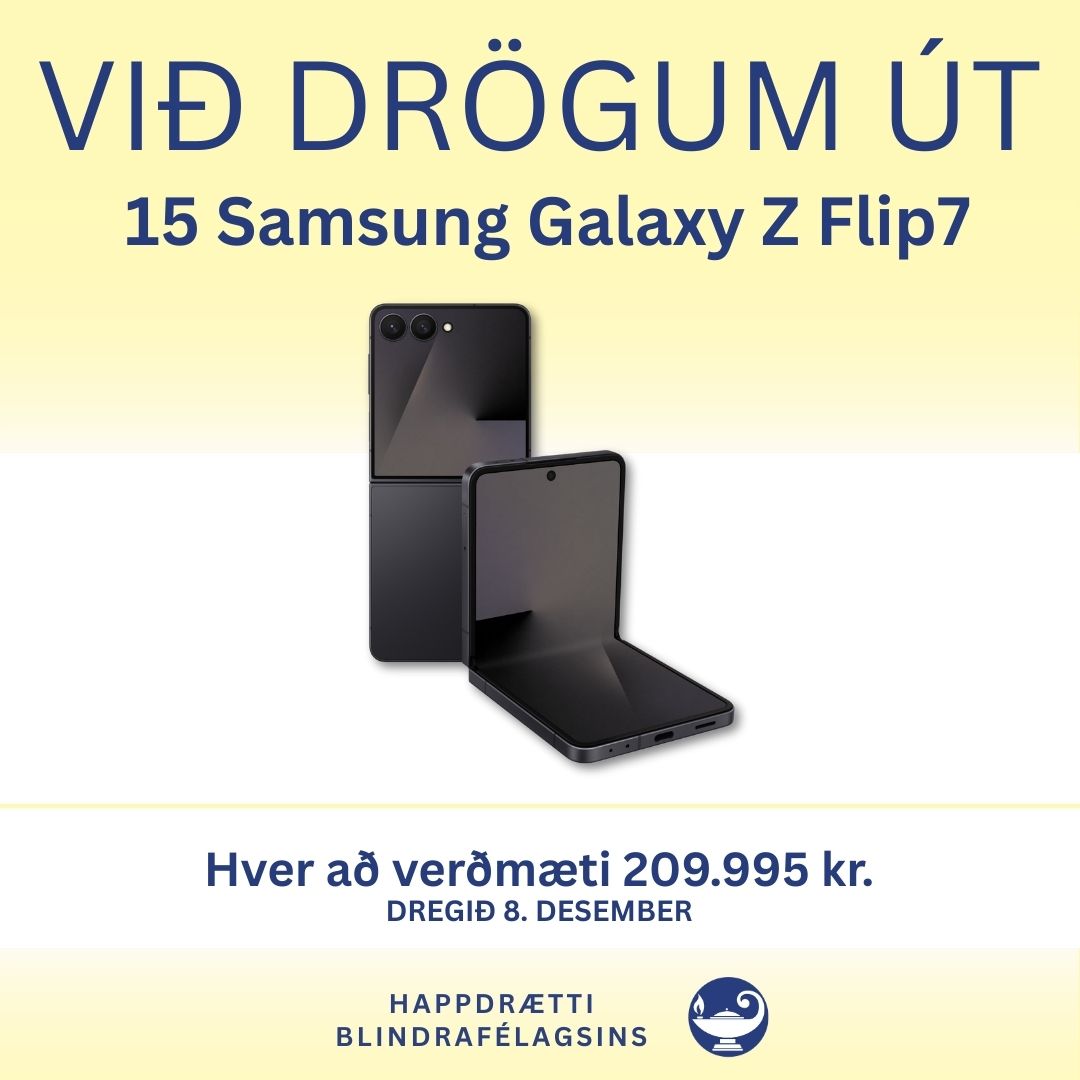 Í vinning eru snjallvörur frá Samsung