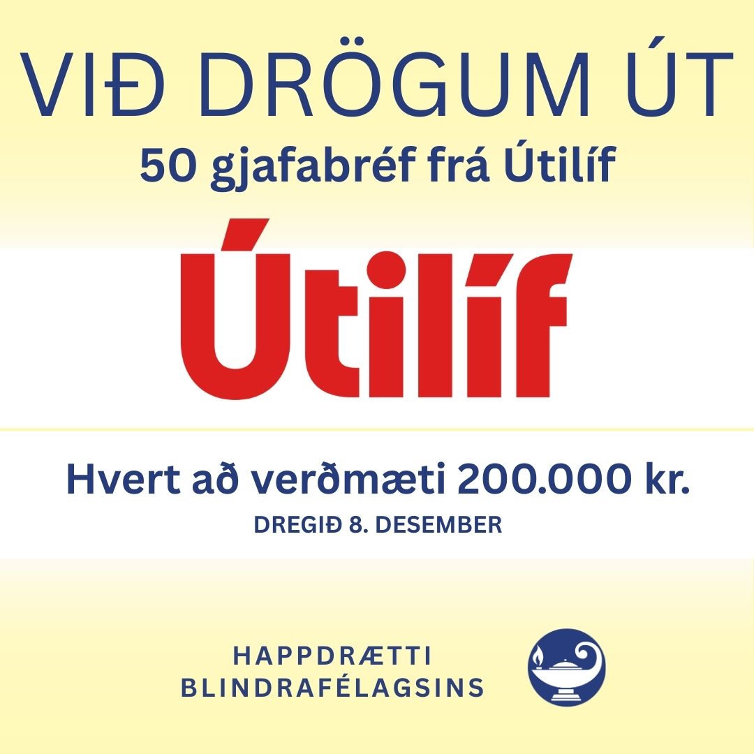 Í vinning eru gjafabréf frá Útilíf